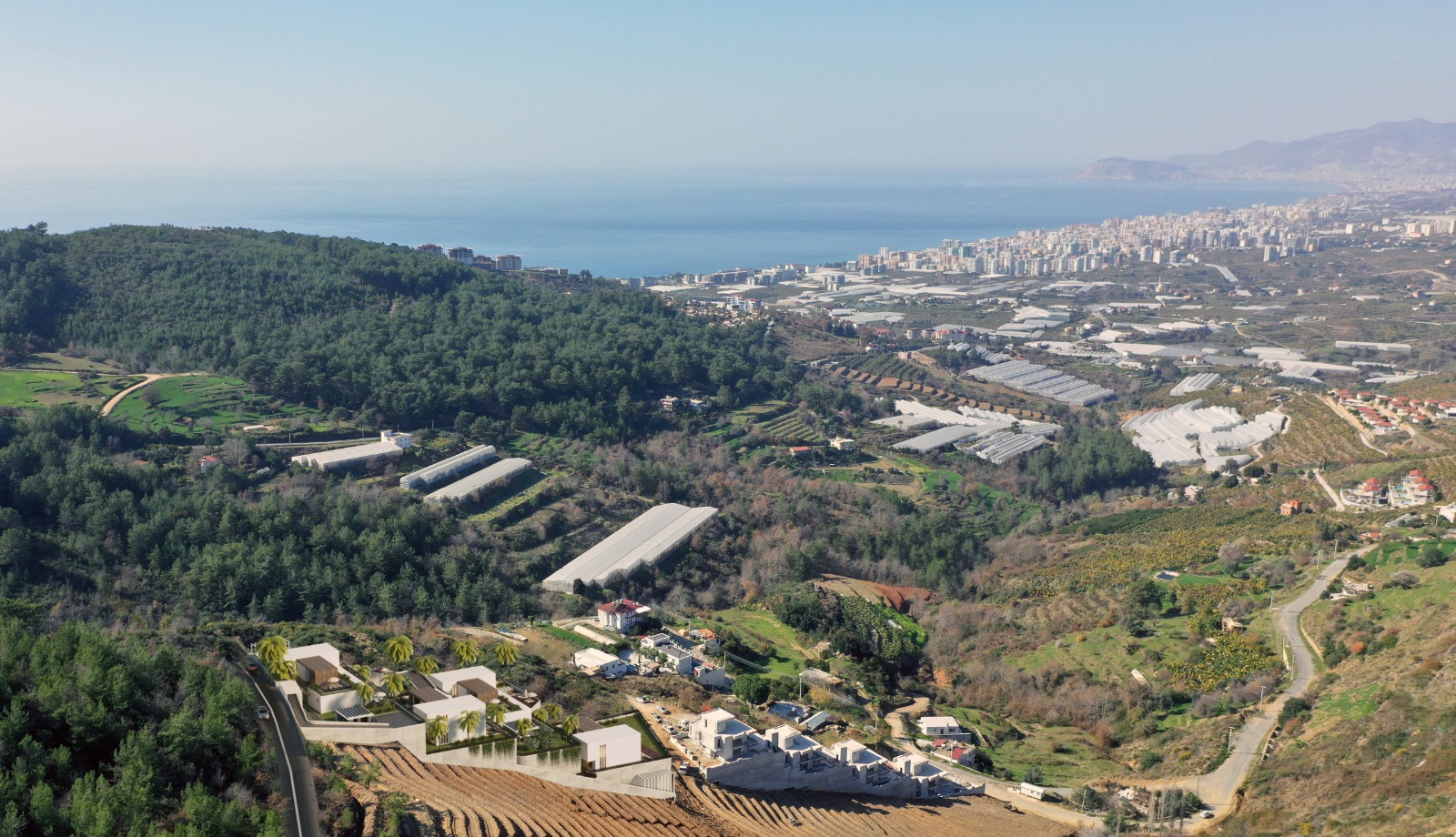 Alanya Kargıcak'ta özel tasarım lüks satılık villalar image