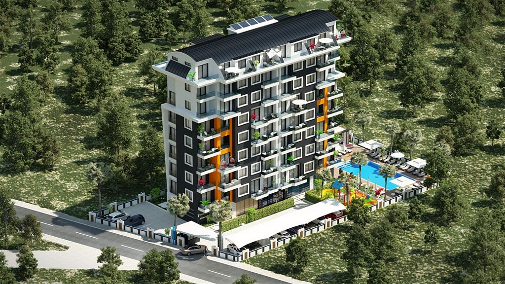 Alanya Avsallar’da satılık şık modern daireler image