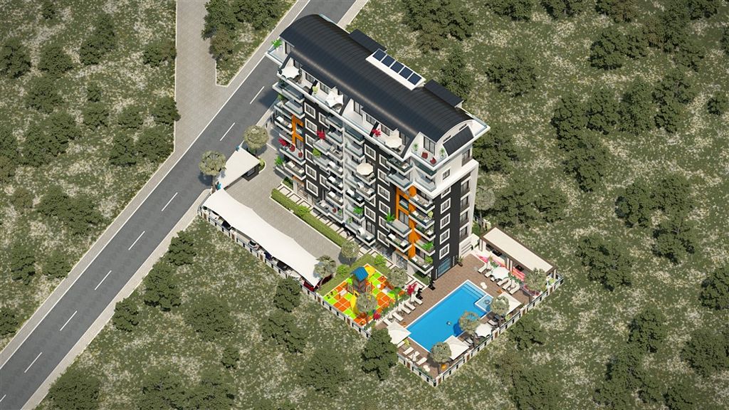 Alanya Avsallar’da satılık şık modern daireler image