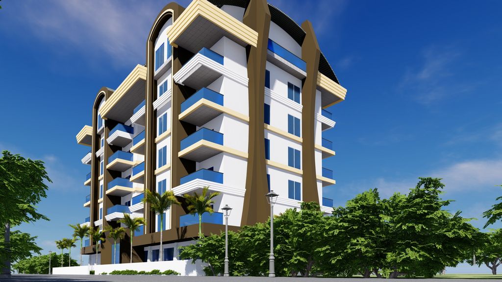 Mahmutlar Alanya'da yeni modern konut kompleksi  image