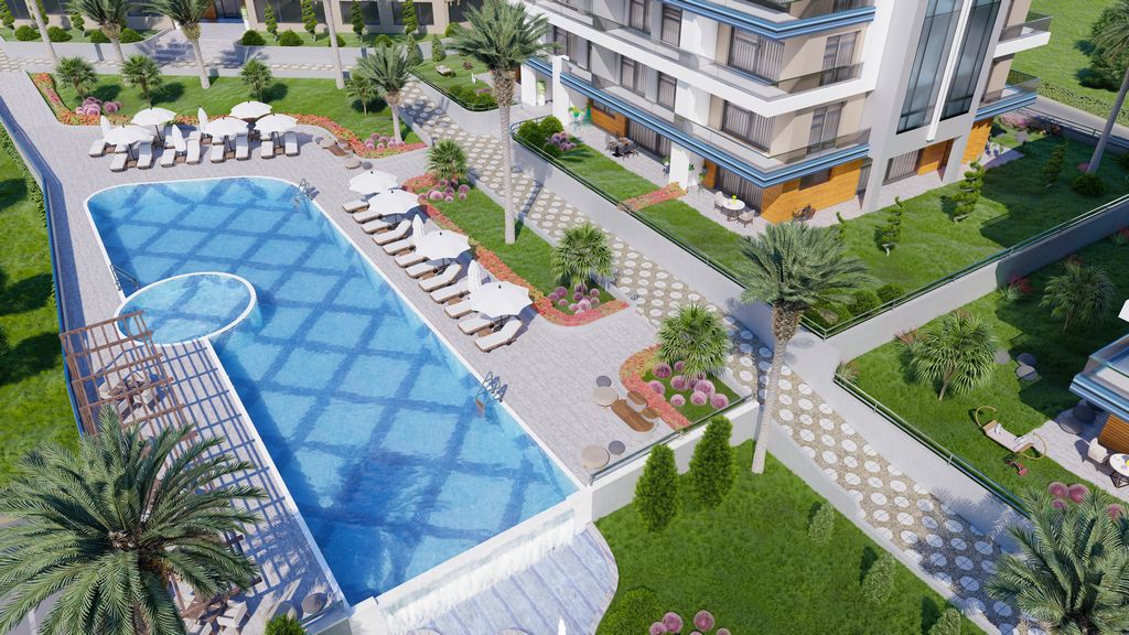 Kargıcak Alanya'da yeni modern konut kompleksi  image