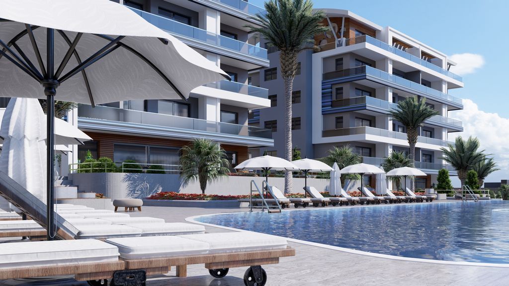 Kargıcak Alanya'da yeni modern konut kompleksi  image