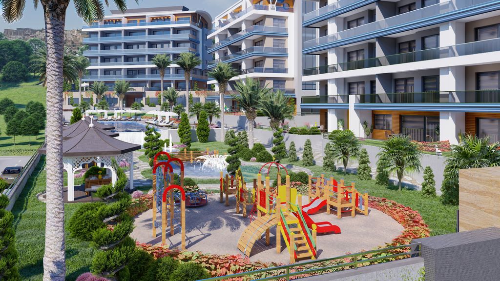 Kargıcak Alanya'da yeni modern konut kompleksi  image