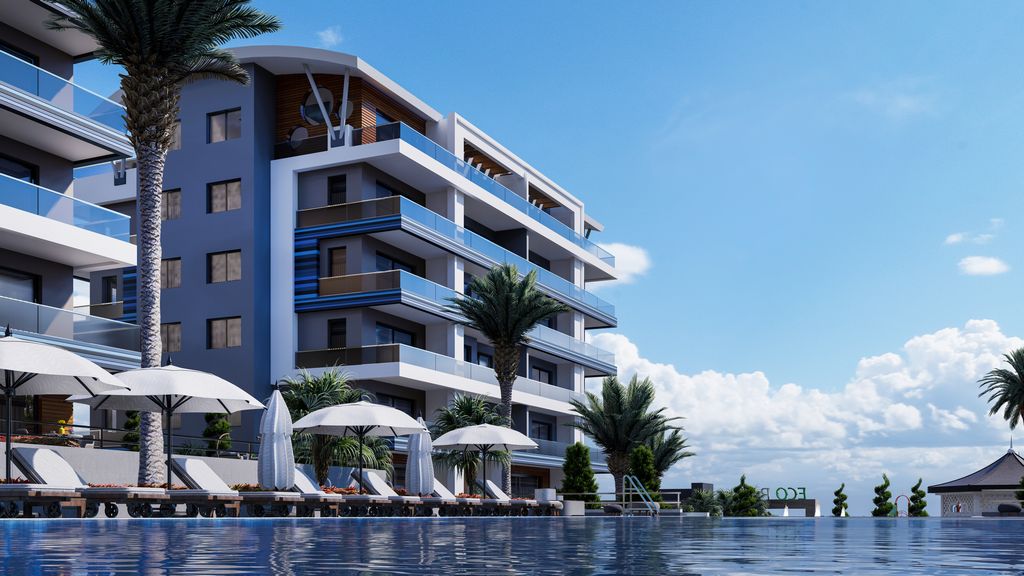 Kargıcak Alanya'da yeni modern konut kompleksi  image