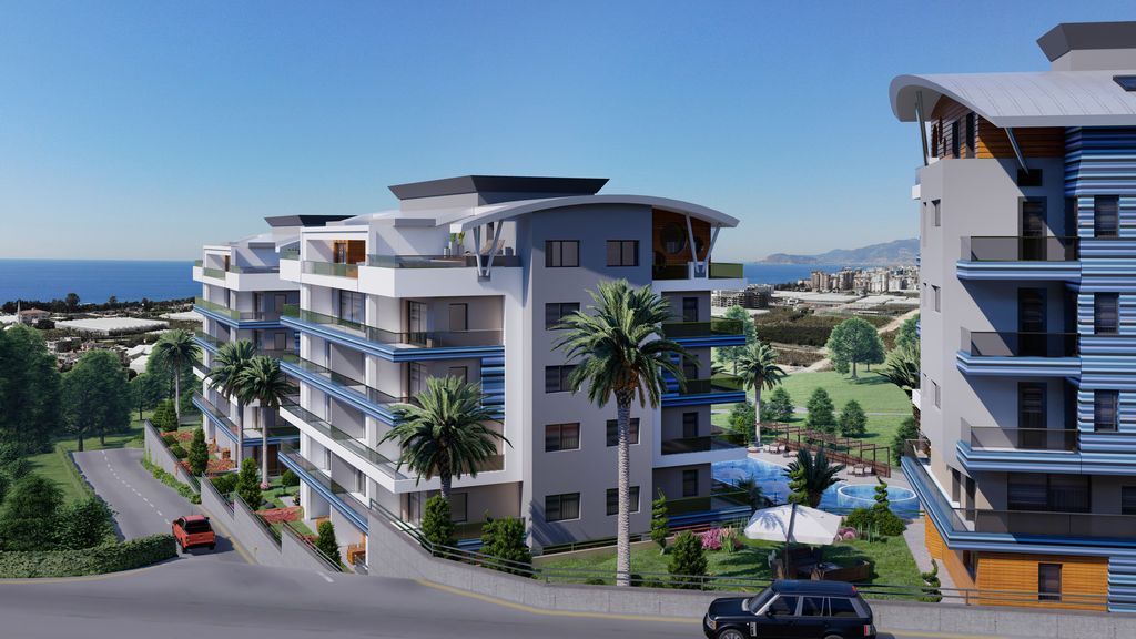 Kargıcak Alanya'da yeni modern konut kompleksi  image