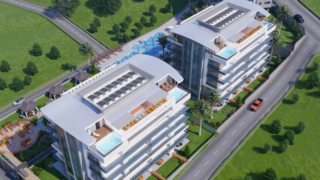 Kargıcak Alanya'da yeni modern konut kompleksi  image