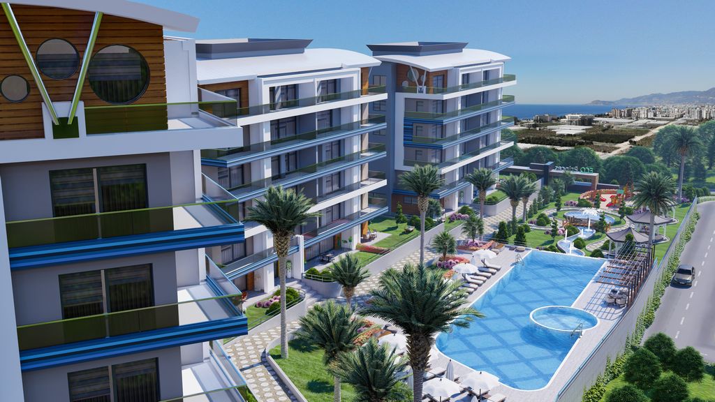 Kargıcak Alanya'da yeni modern konut kompleksi  image