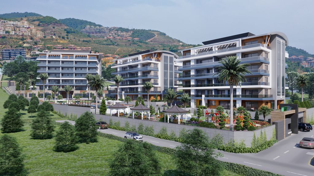 Kargıcak Alanya'da yeni modern konut kompleksi  image