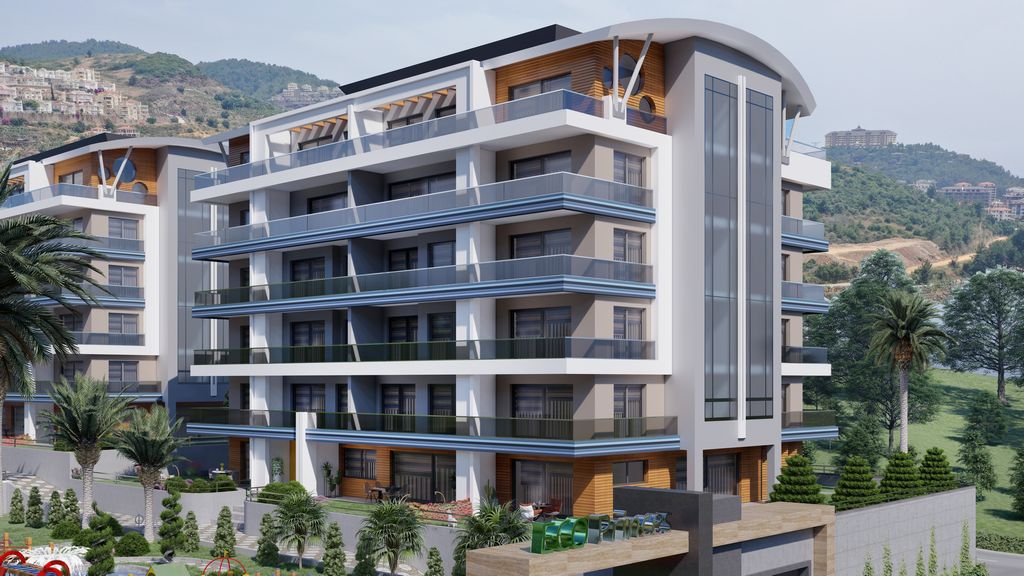 Kargıcak Alanya'da yeni modern konut kompleksi  image