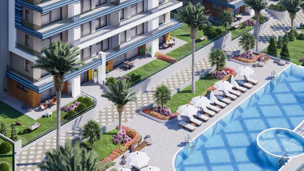 Kargıcak Alanya'da yeni modern konut kompleksi  image