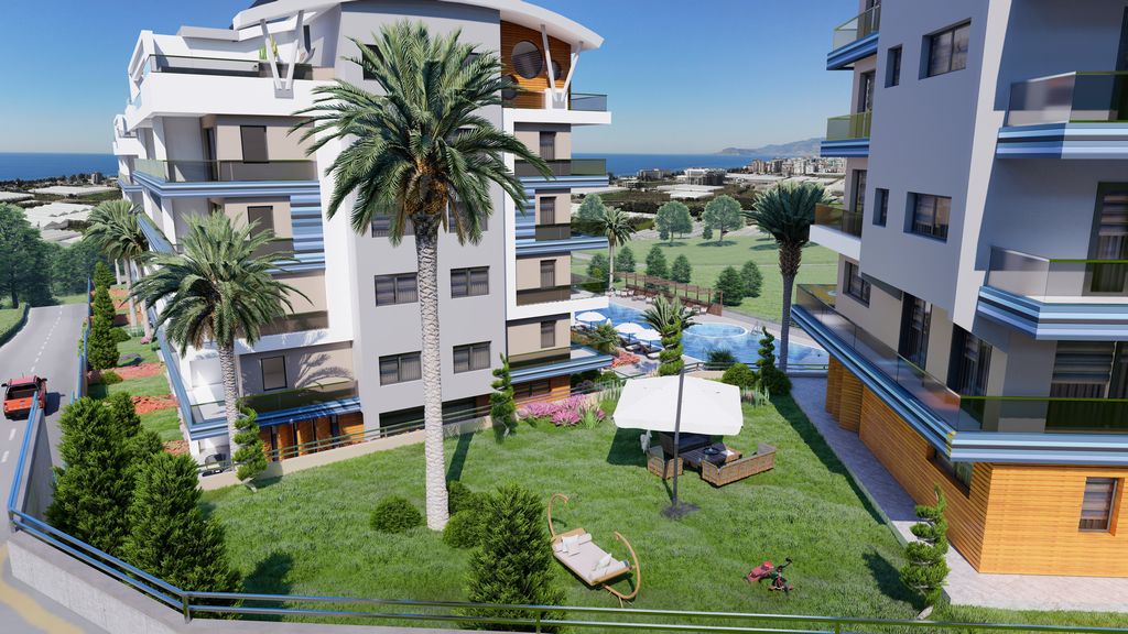 Kargıcak Alanya'da yeni modern konut kompleksi  image