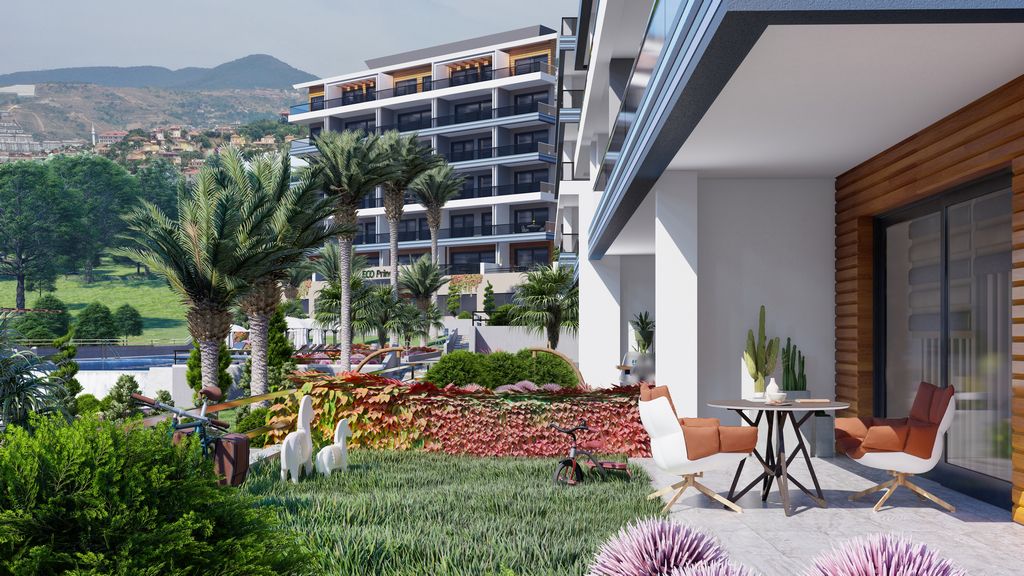 Kargıcak Alanya'da yeni modern konut kompleksi  image