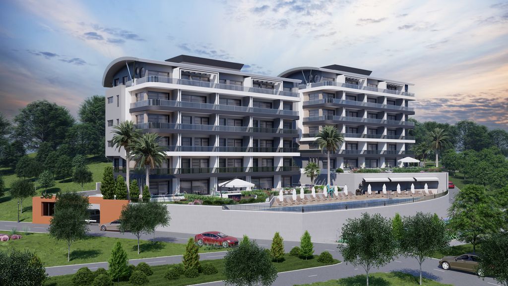 Alanya Kargıcak'ta modern konut kompleksinde şık ve lüks satılık daireler image