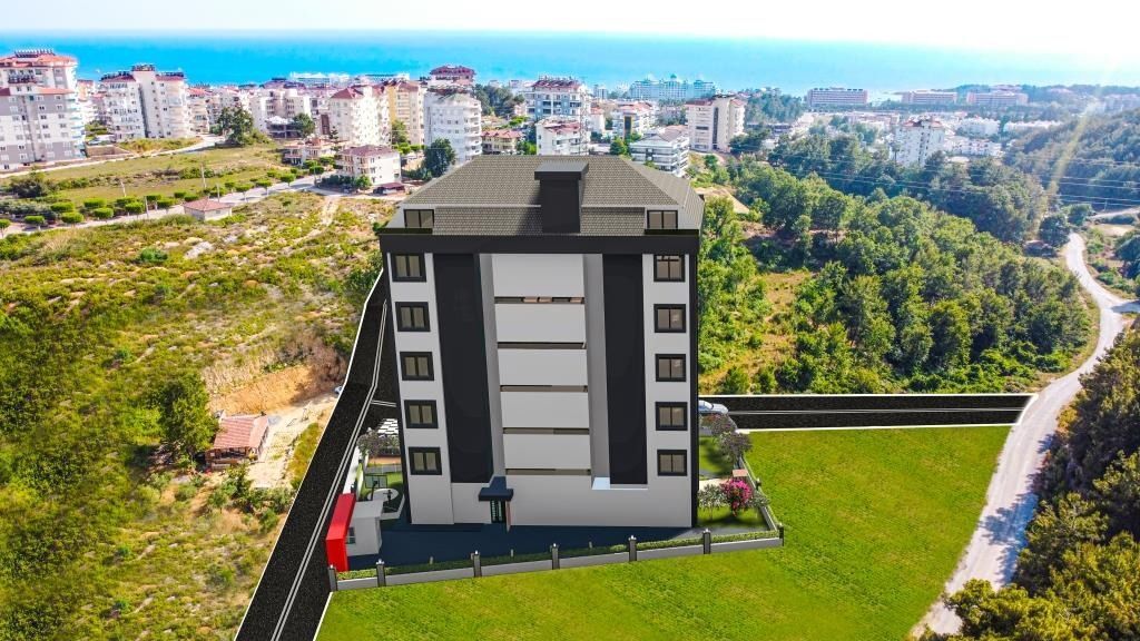 Alanya Avsallar'da panoramik manzaralı satılık lüks daireler image