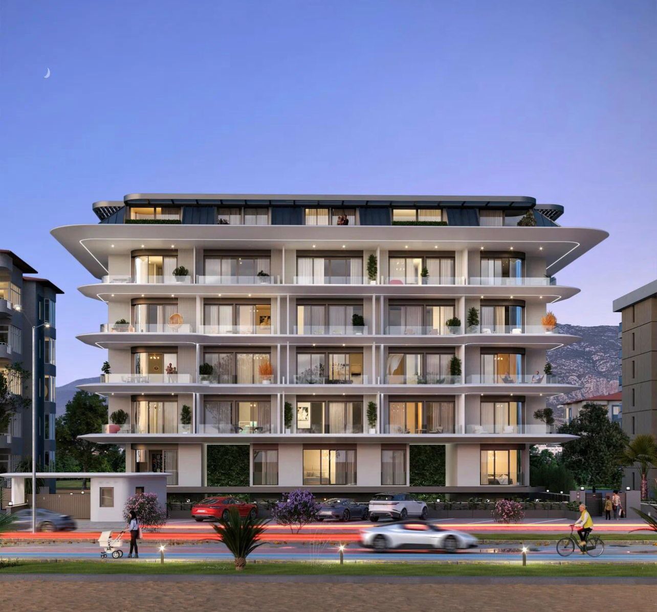 Alanya Kestel'de deniz manzaralı satılık modern kompleks image