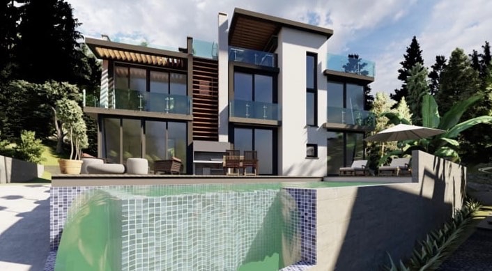 Deniz Manzaralı Modern Villa image